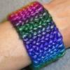 Crocheted Rainbow Cuffs